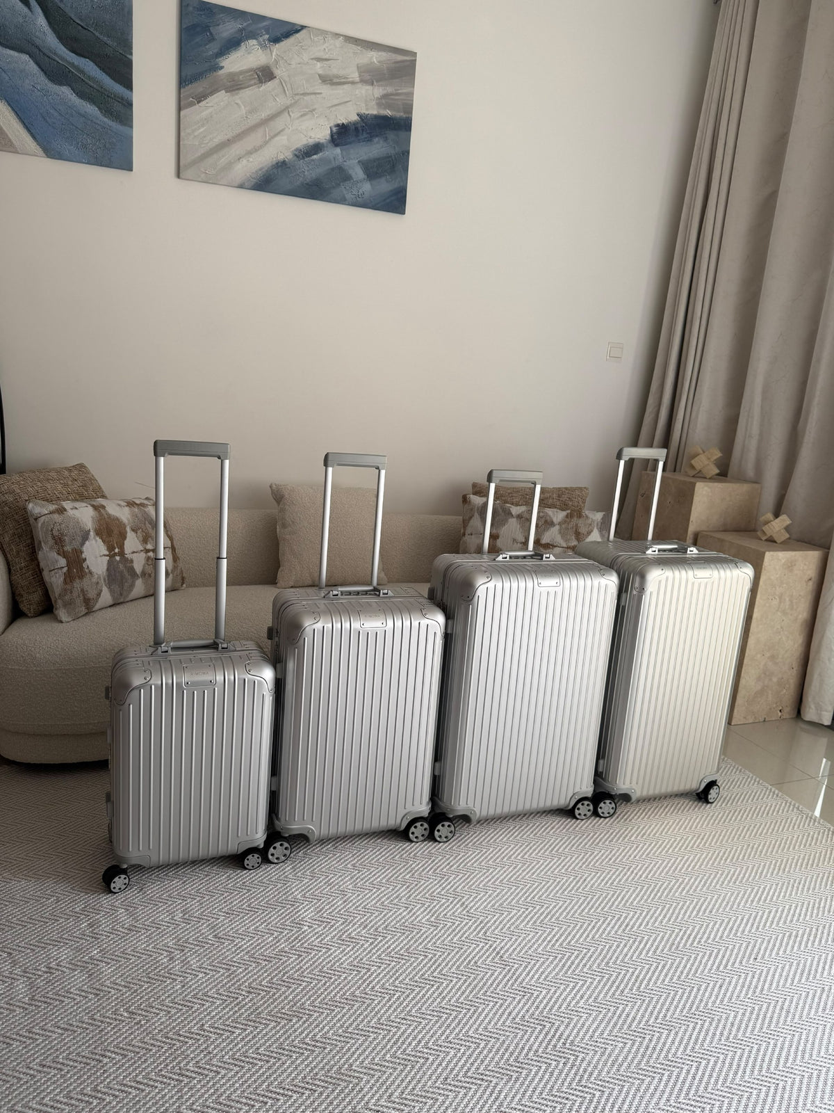 Rimowa Trolley - Silver, White