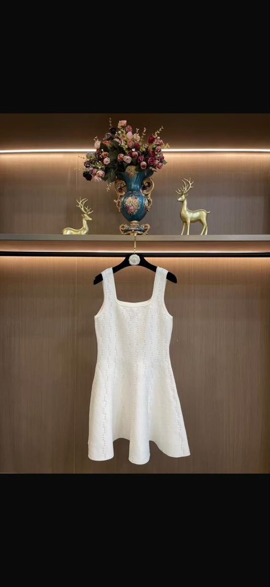 Sandro Eyelet Dress - White
