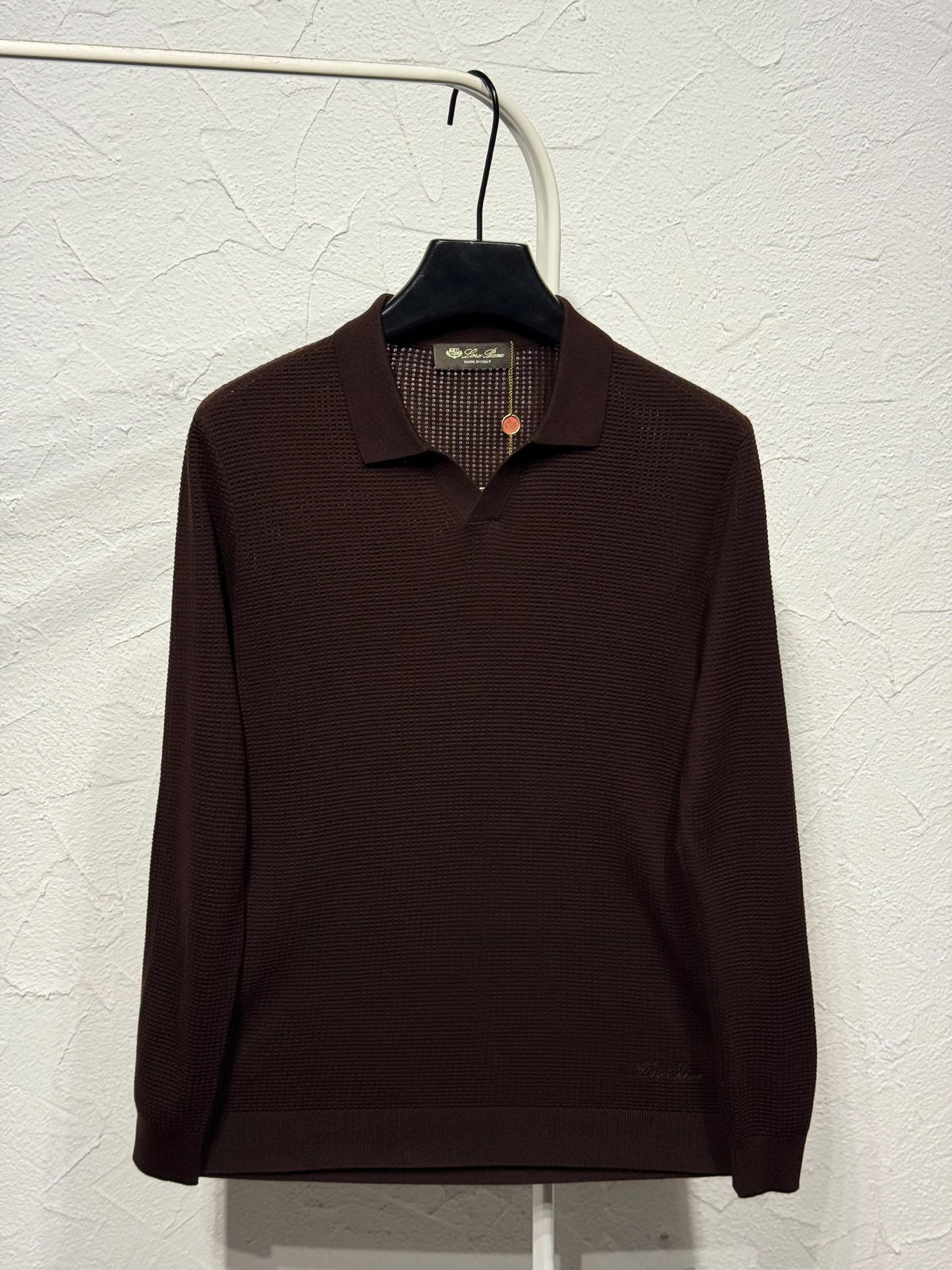 Loro Piana Polo Sweater - Brown, Navy, Black