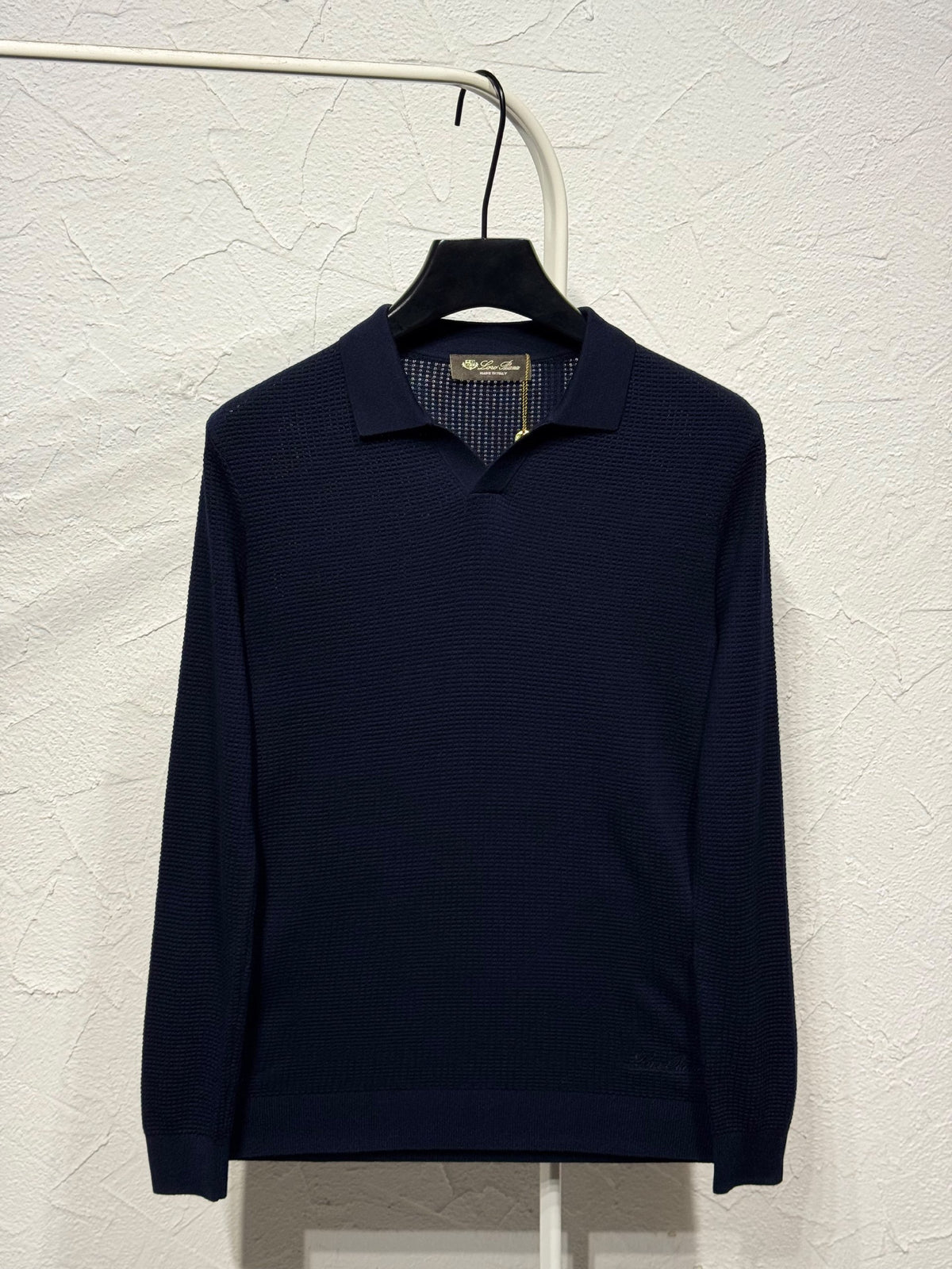 Loro Piana Polo Sweater - Brown, Navy, Black