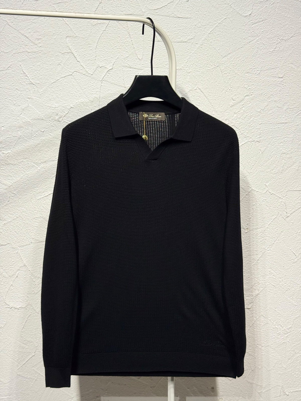 Loro Piana Polo Sweater - Brown, Navy, Black