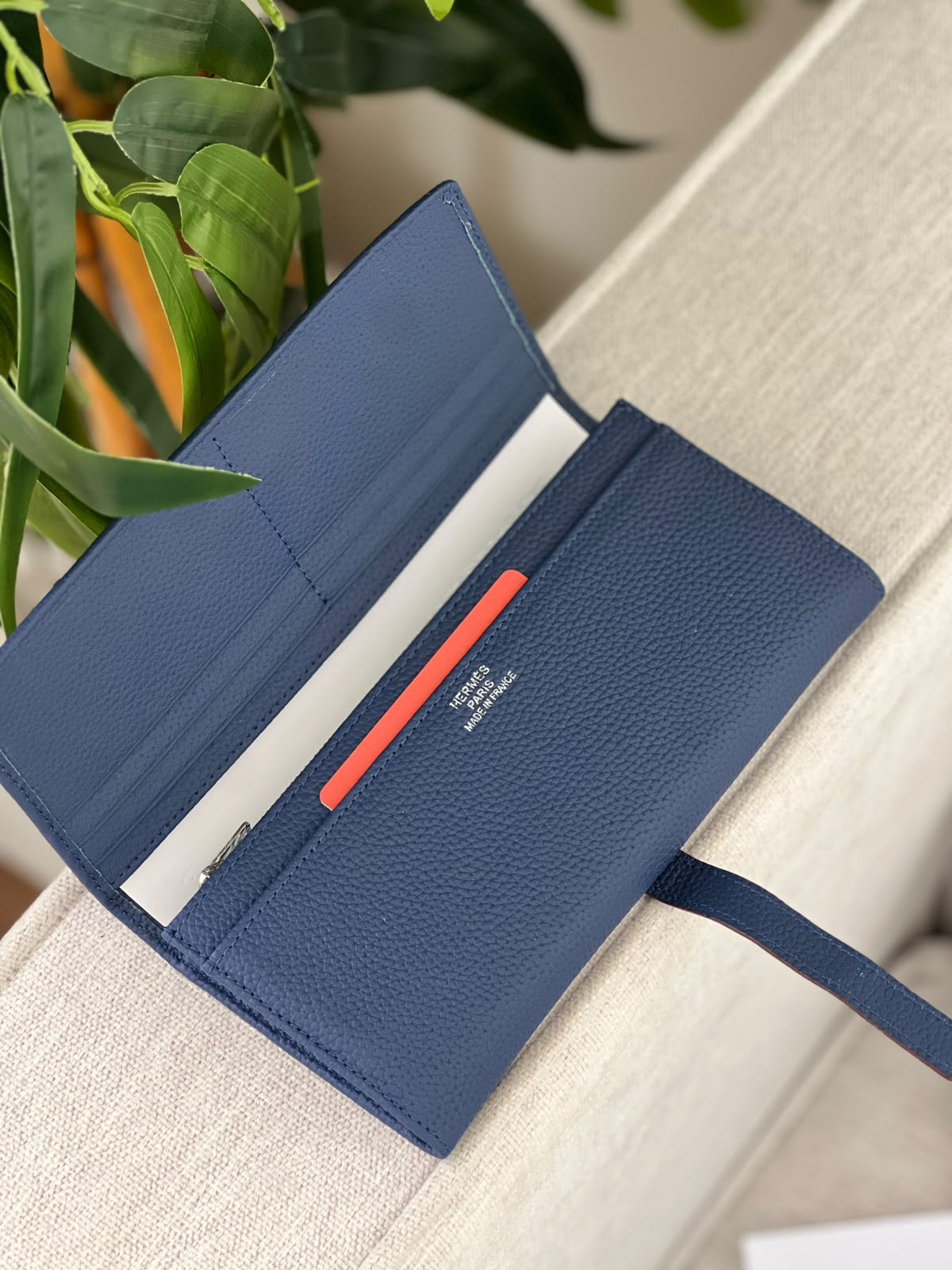 Hermès Wallet - Navy