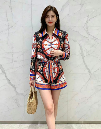 Dolce & Gabbana Set Baroque Print - Multi