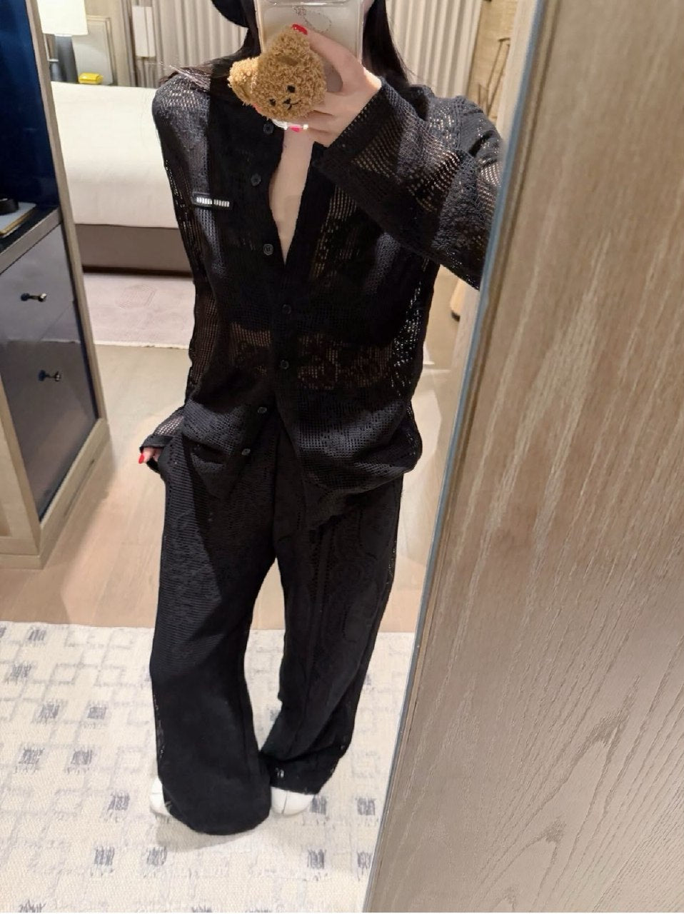 Miu Miu Lace Set - Black