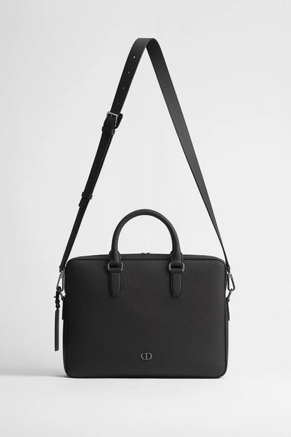 Dior Zipped Laptop Bag - Black