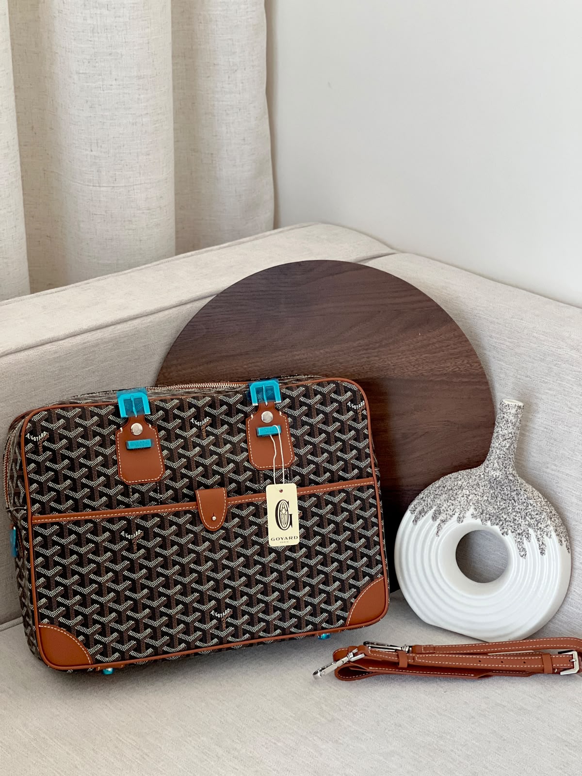 Goyard Laptop Bag - Brown