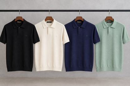 Loro Piana Polo Shirt - Black, White, Navy, Green