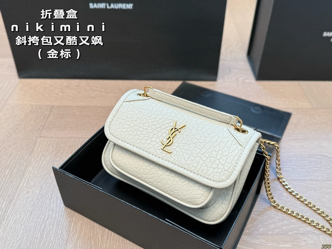 Saint Laurent Shoulder Bag - White