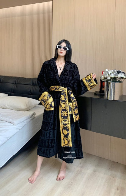 Versace Bathrobe - Black