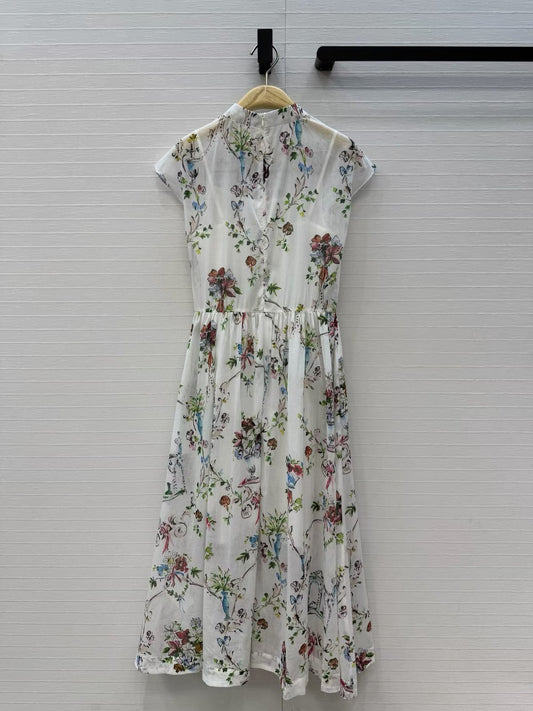 Zimmermann Dress High Neck - White