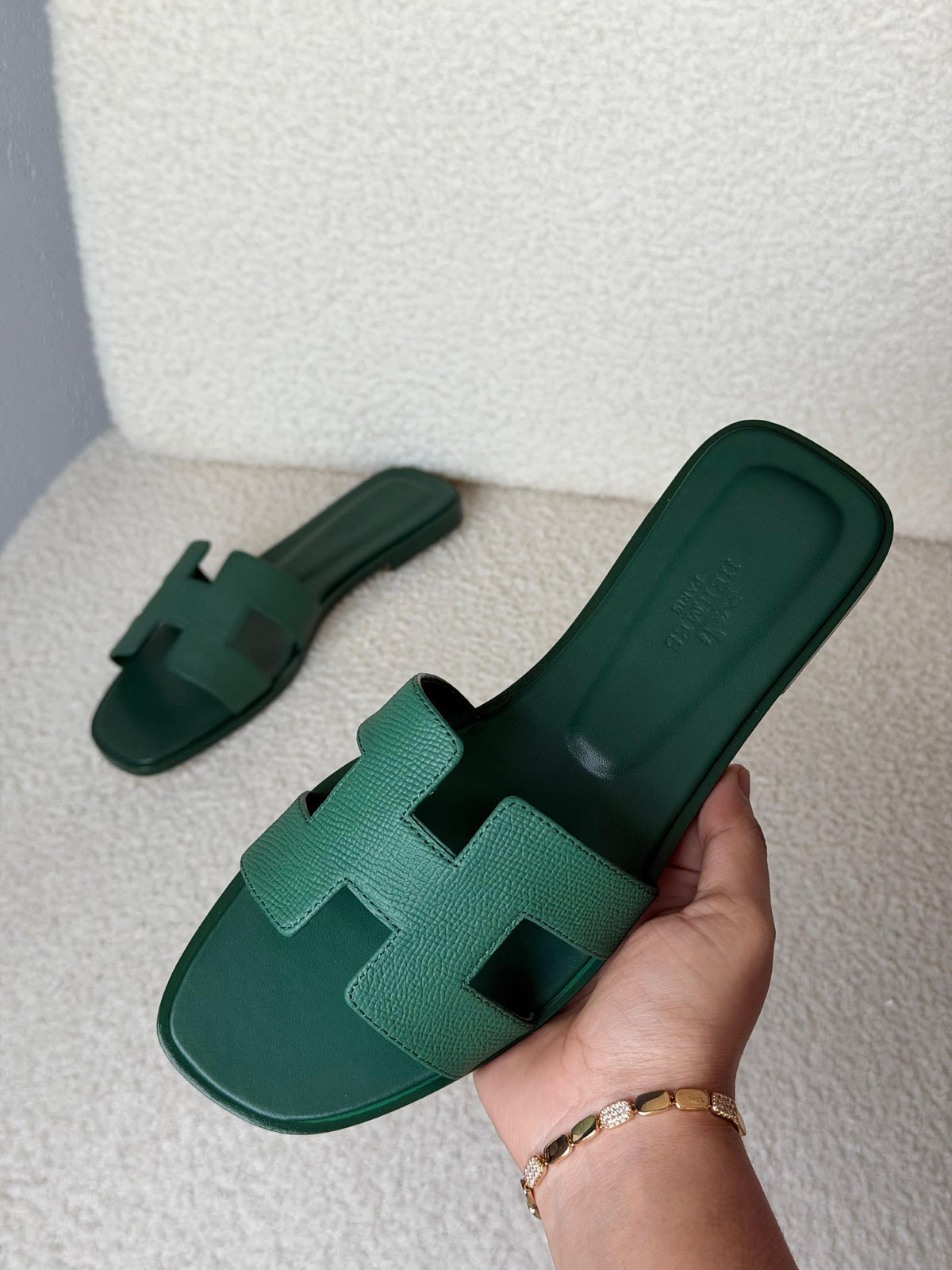 Hermès Slippers - Green
