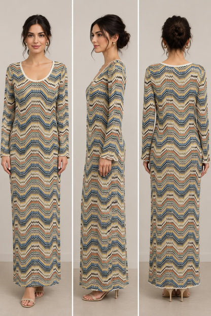 Missoni Chevron Dress - Multi