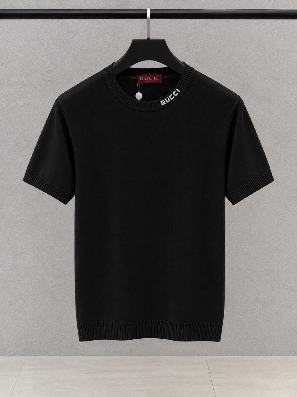 Gucci Knitted T-Shirt - Black, White