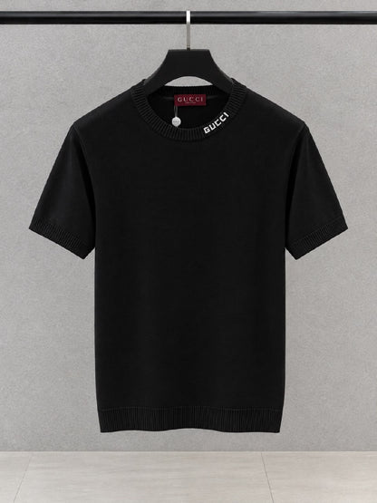 Gucci Knitted T-Shirt - Black, White