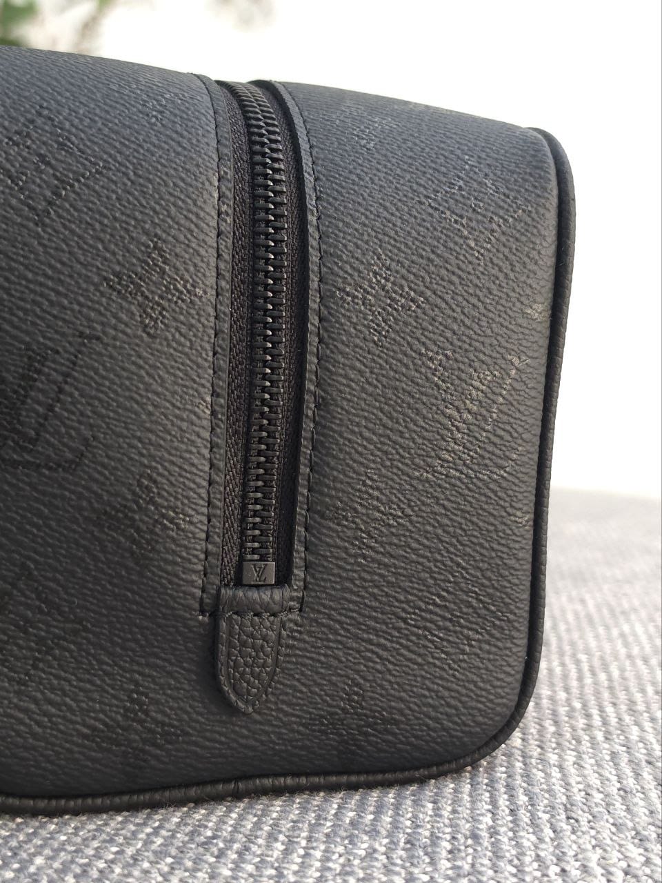 Louis Vuitton Rectangular Crossbody Bag - Black Embossed