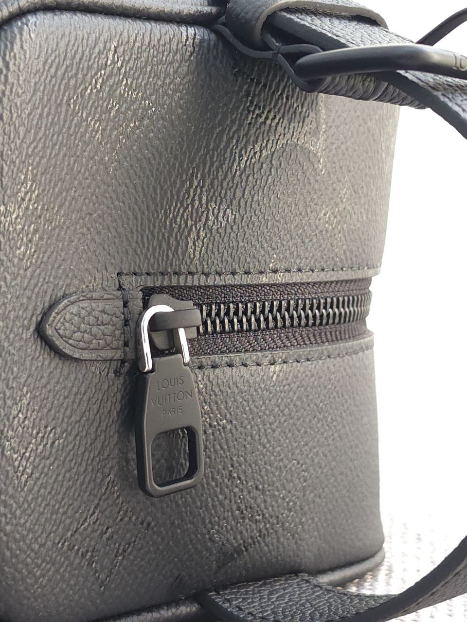 Louis Vuitton Rectangular Crossbody Bag - Black Embossed