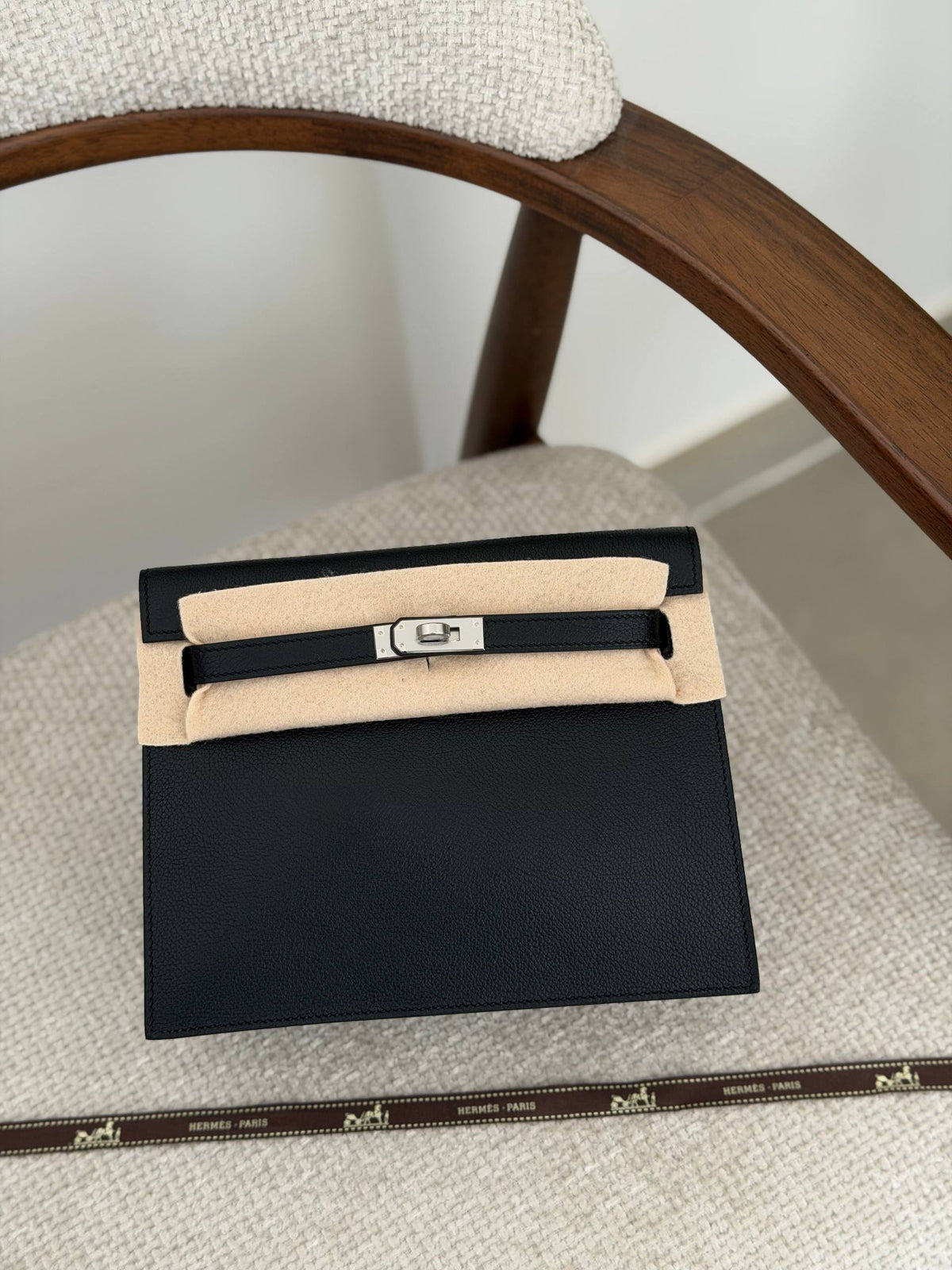 Hermès Kelly Dance Shoulder Bag - Black