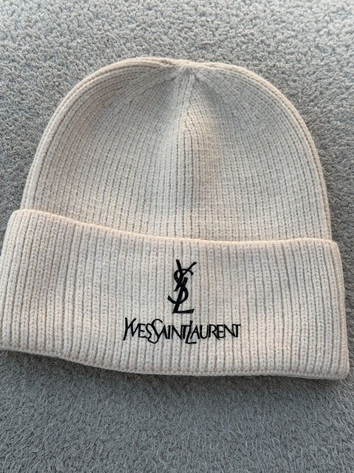 Saint Laurent Beanie - Black, Pink, White, Beige