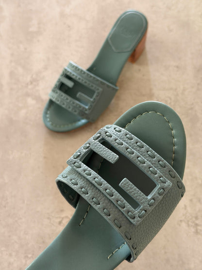 Fendi Heels - Green