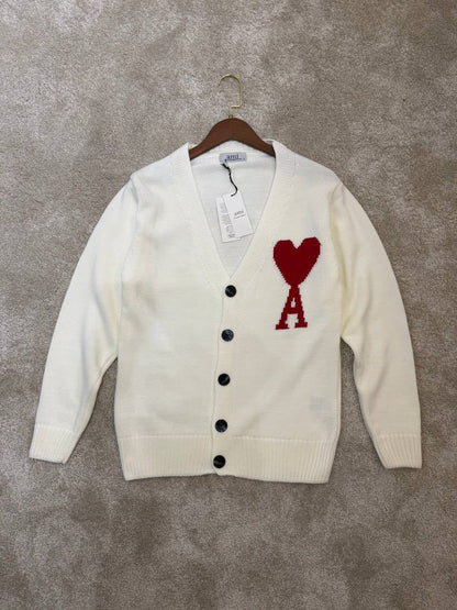Ami Paris Cardigan - White