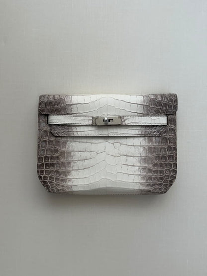 Hermès Depeches Clutch - White Embossed