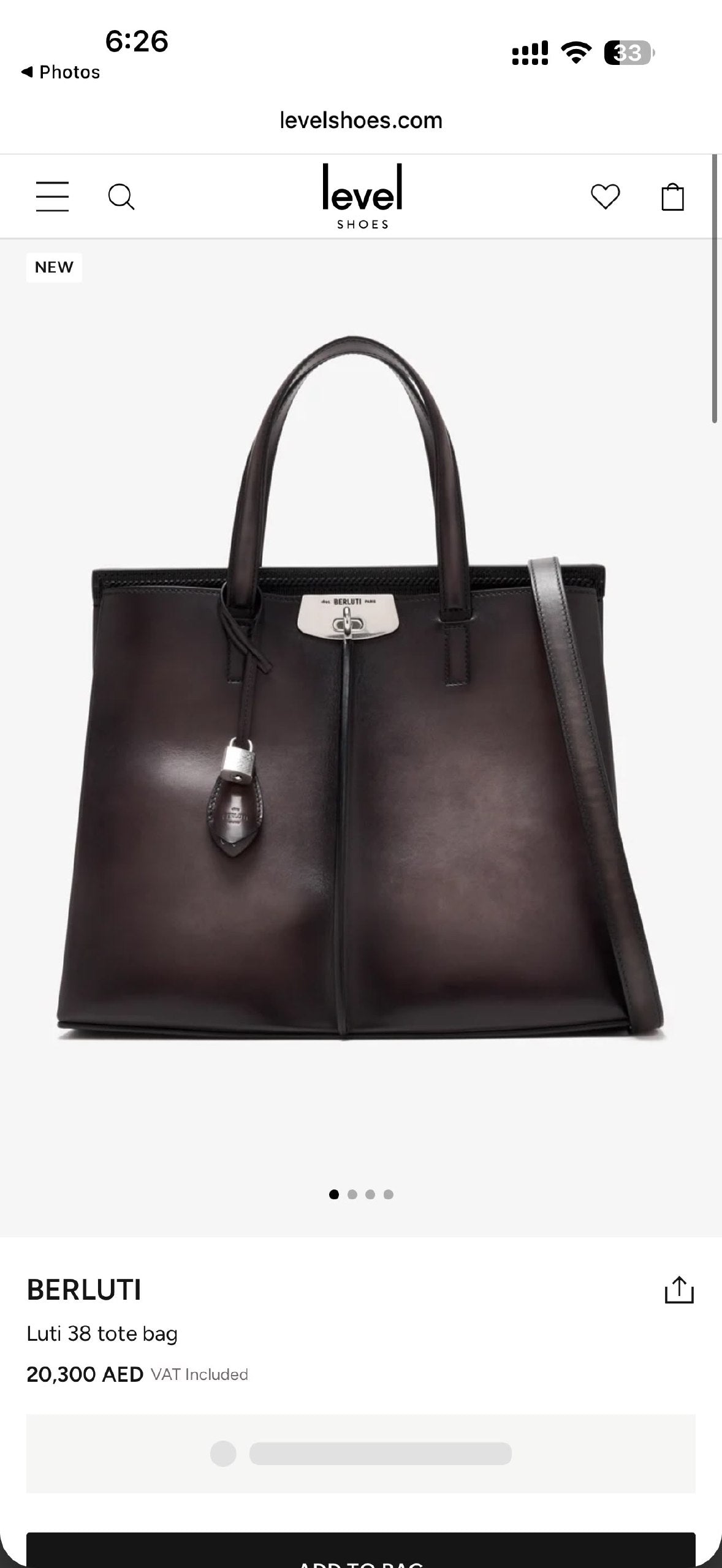 Berluti Tote Bag - Dark Brown