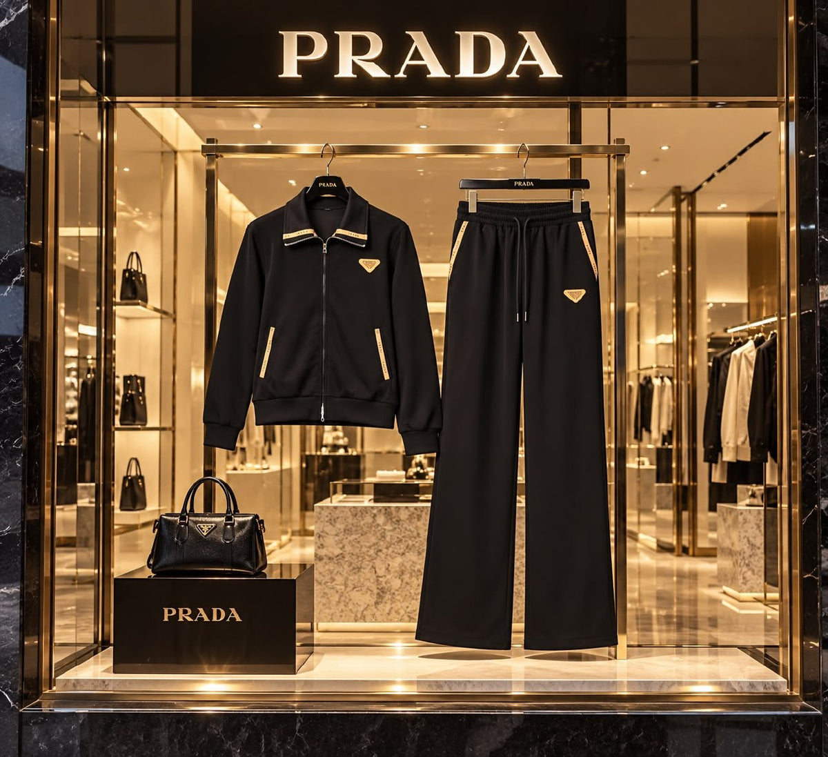 Prada Tracksuit - Black