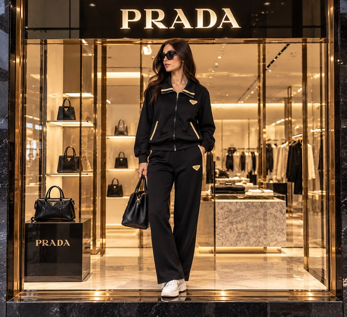 Prada Tracksuit - Black
