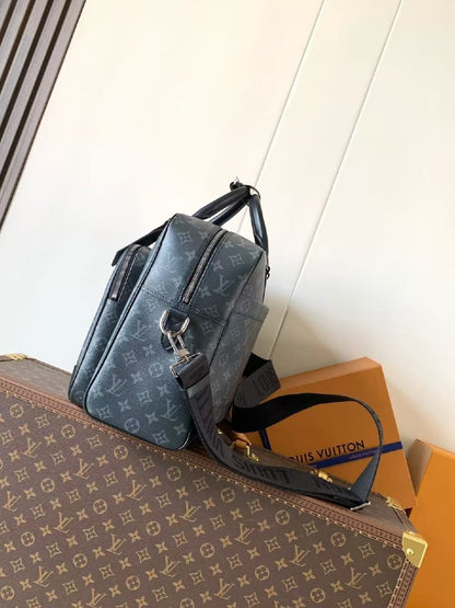 Louis Vuitton Structured Laptop Bag - Dark Grey Monogram