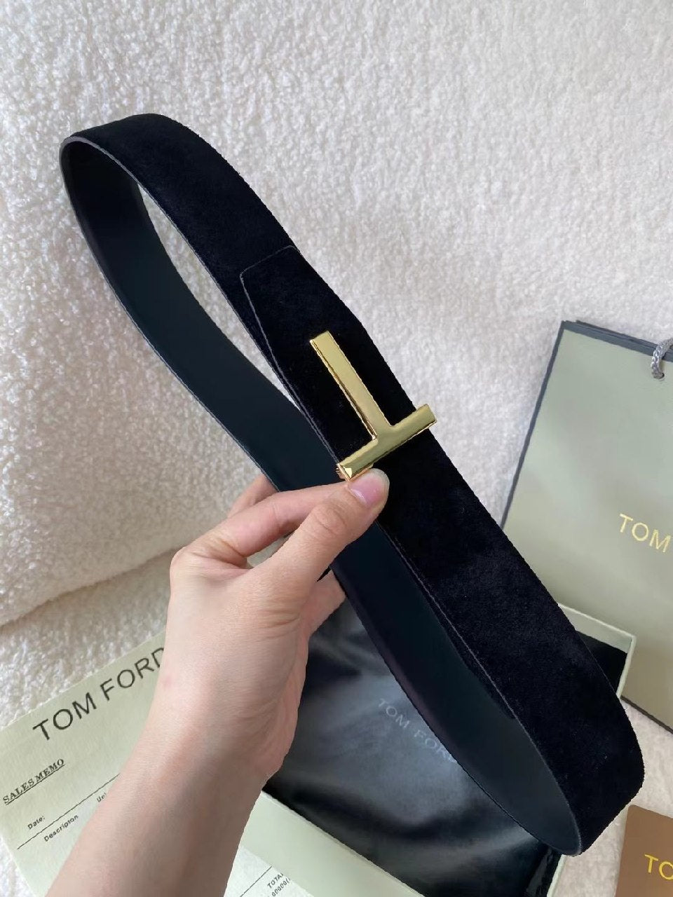 Tom Ford Belt - Navy, Black, Burgundy