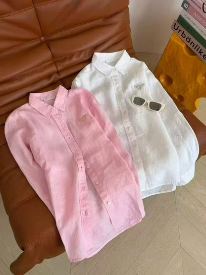 Prada Shirt - Pink, Yellow, Blue, White