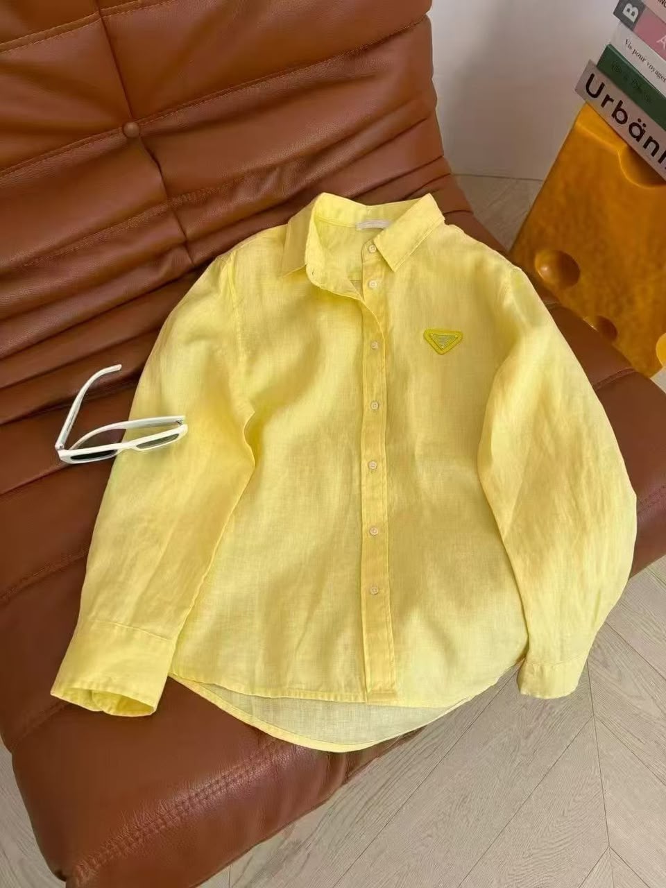 Prada Shirt - Pink, Yellow, Blue, White