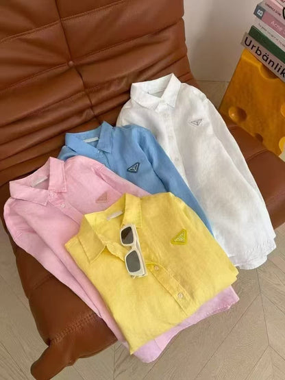 Prada Shirt - Pink, Yellow, Blue, White