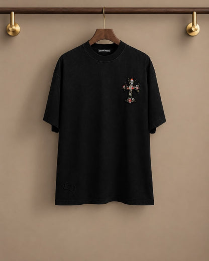 Chrome Hearts T-Shirt - Black Monogram
