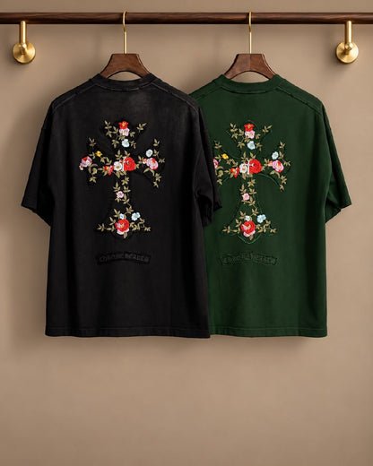 Chrome Hearts T-Shirt - Black Monogram