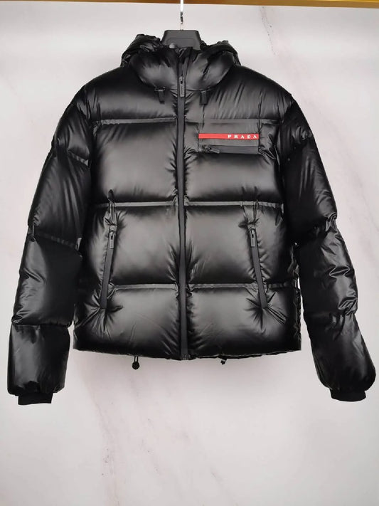 Prada Puffer Jacket - Black