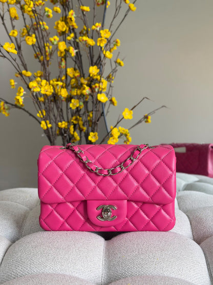 Chanel Quilted Flap Shoulder Bag - Pink
