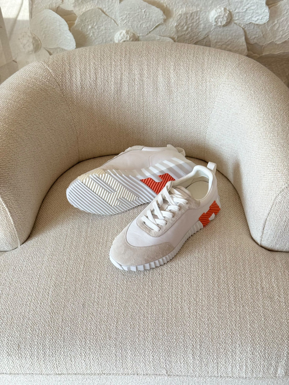 Hermès Bouncing Panel Sneakers - White