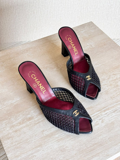 Chanel Heels - Black