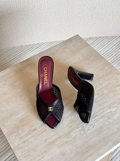 Chanel Heels - Black