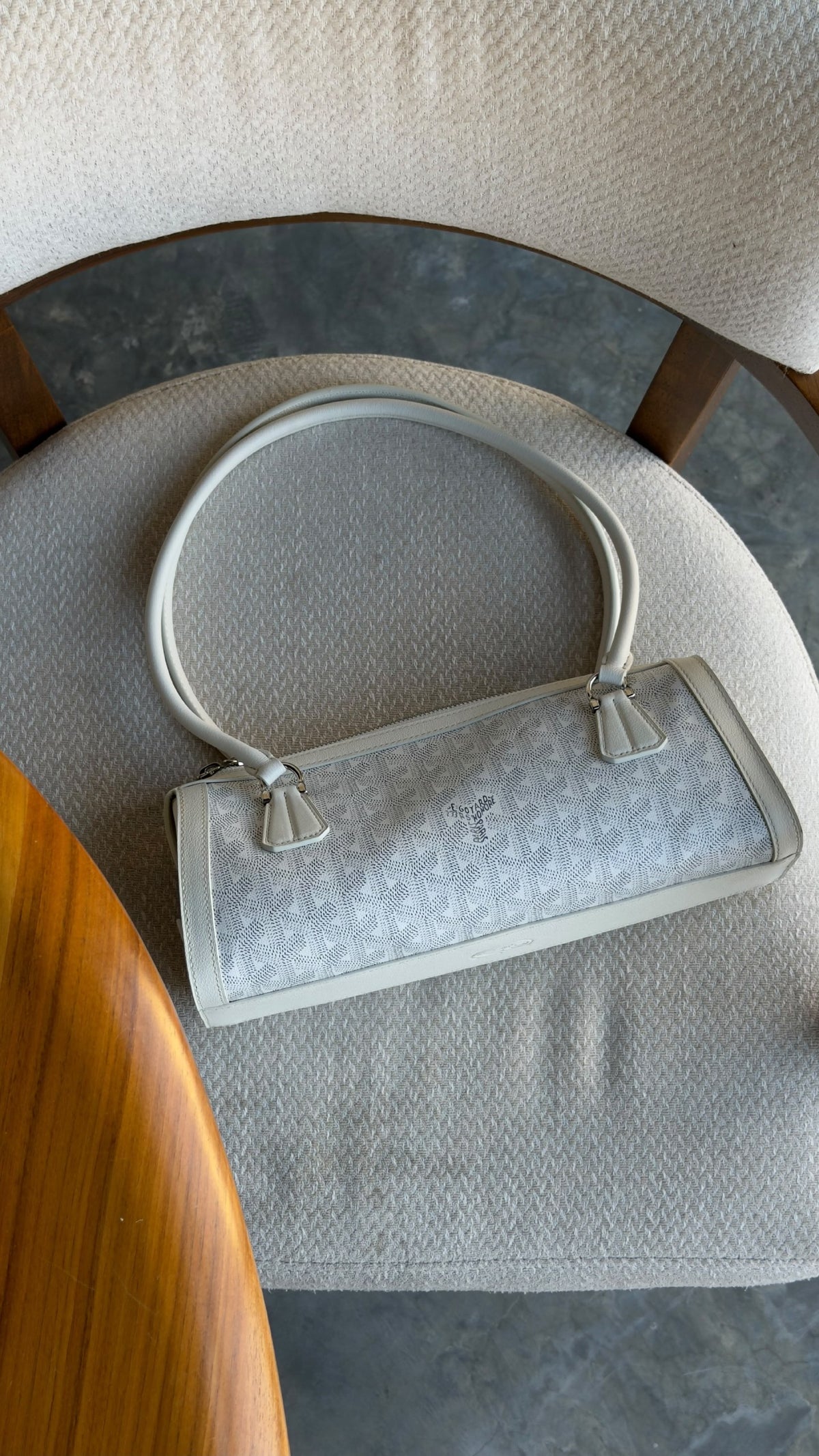 Goyard Shoulder Bag - White