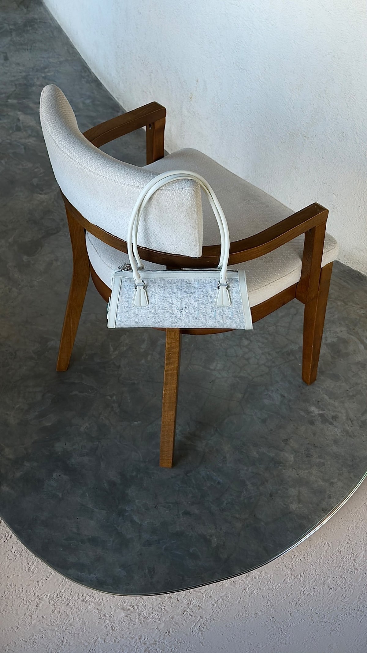 Goyard Shoulder Bag - White