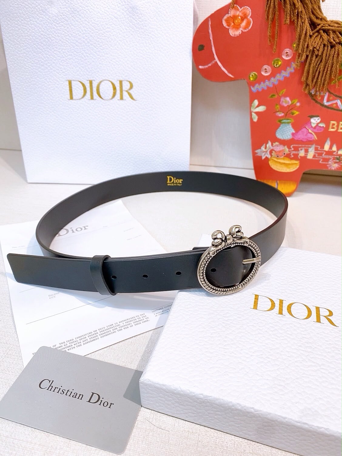 Dior Belt - Black