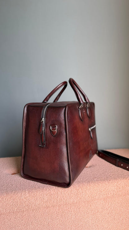 Berluti Laptop Bag - Burgundy
