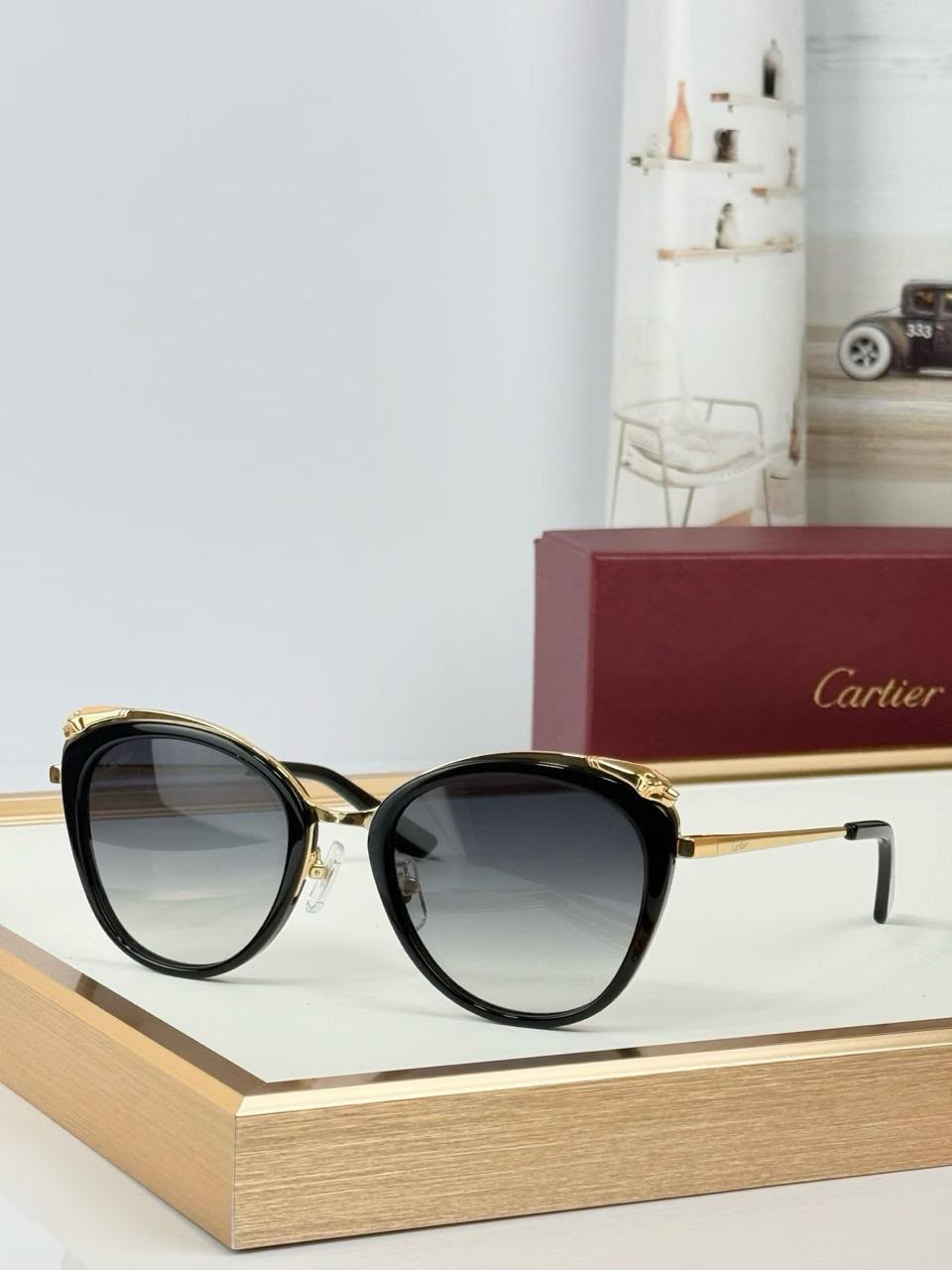 Cartier Sunglasses - Black & Grey