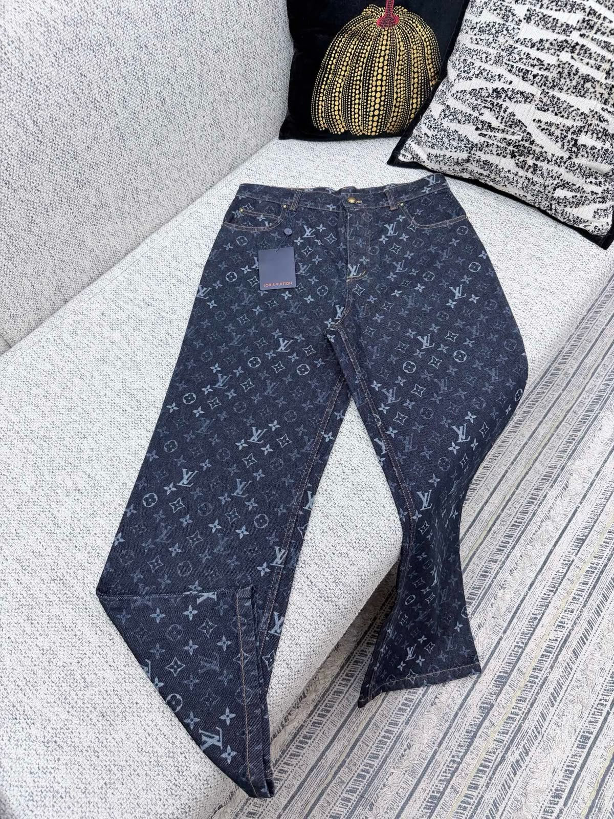 Louis Vuitton Monogram Jeans Pants - Navy Monogram