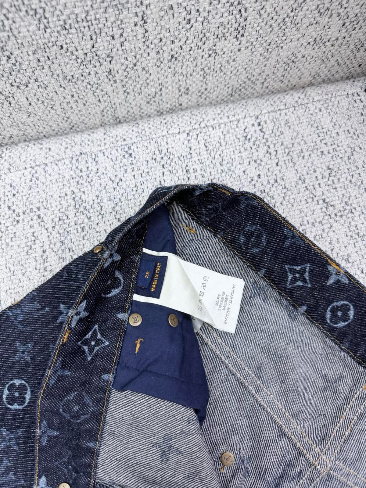 Louis Vuitton Monogram Jeans Pants - Navy Monogram