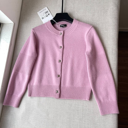 Chanel Cardigan - Grey, Pink, Black