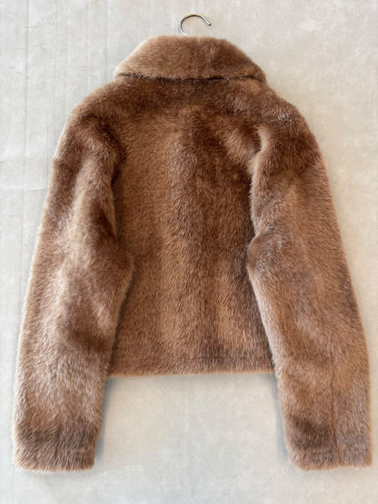 Chanel Button-Front Jacket - Brown