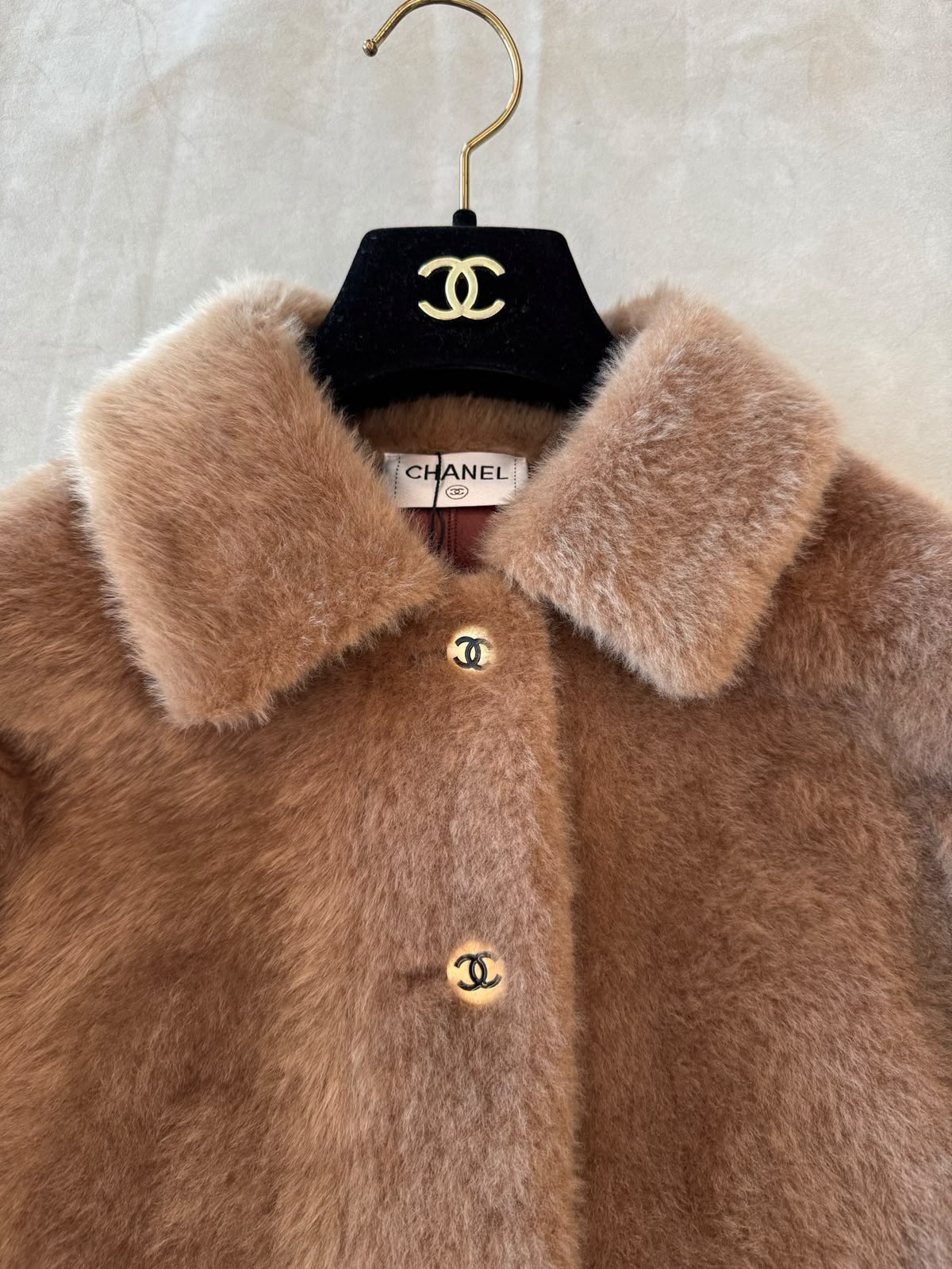 Chanel Button-Front Jacket - Brown